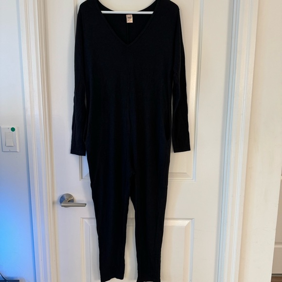 Smash + Tess Friday Romper Black V-Neck Long Sleeve One Piece Size Small - Picture 2 of 16